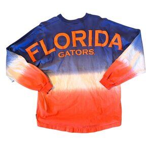 Spirit Florida Gator Long Sleeve Tie Dye College Football Jersey M